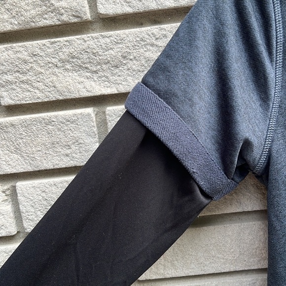 AND1 Short Sleeve Sweatshirt with Thermal Sleeves Sz XL - Picture 3 of 11